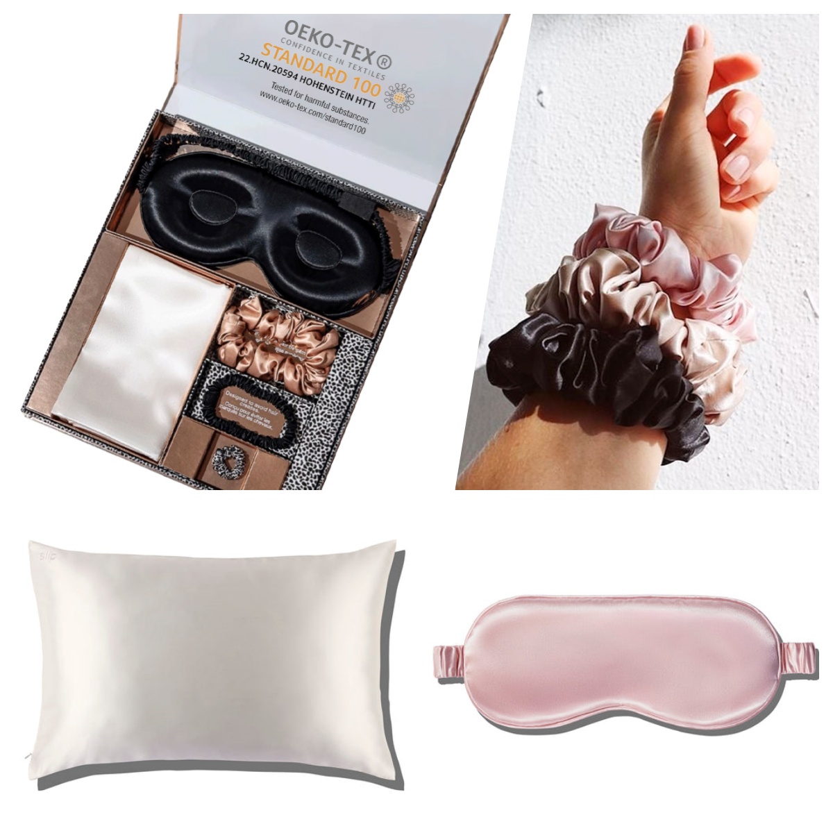 Silk pillowcase set gift