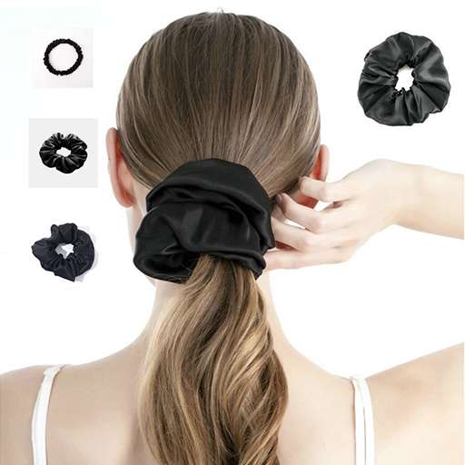 silk scrunchies